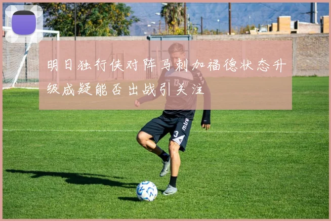 明日独行侠对阵马刺加福德状态升级成疑能否出战引关注